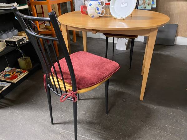 Kitchen Drop Leaf Table & 2 Chairs Set 1