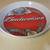 BUDWEISER "KING of BEERS" Round Plastic Serving Tray 13" dia. Barware 2 thumbnail
