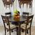 SPACE SAVER Drop Leaf Dining Table & 4 Chairs 17 thumbnail