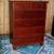 DRESSER Chest Bedroom Furniture 6 Drawer Storage Cabinet Dark Wood 13 thumbnail