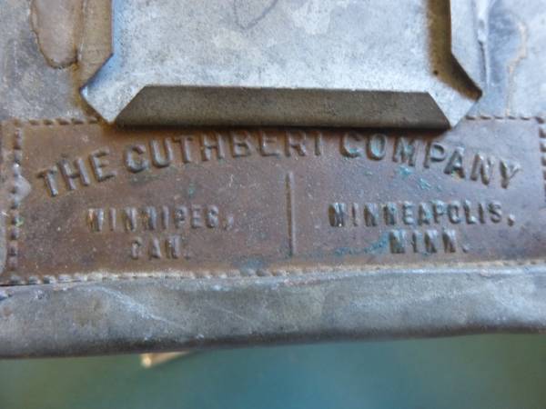 1920s Winnipeg Grain Sample Box Cuthbert Company 1