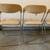 Mid Century MODERN Vintage Folding ITALIAN Chairs, 1970's, Set of 4 7 thumbnail