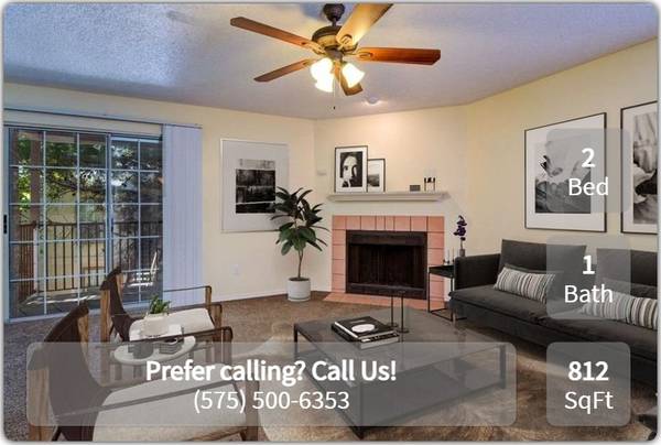 $1,075 / 2br - 812ft2 - Dreams have an address: Dive into our 2 BR, 1 BA, 812 Sq Ft! (Las Cruces - Near NMSU)63867373902209121