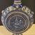 1800-99 German Westerwald Salt Glaze Pilgrim Flask with Knight's Seal 4 thumbnail