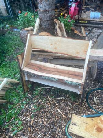 Wood benches 1