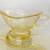 Antique Hazel Atlas Florentine 2 Yellow Gravy Boat and Underplate 12” 9 thumbnail