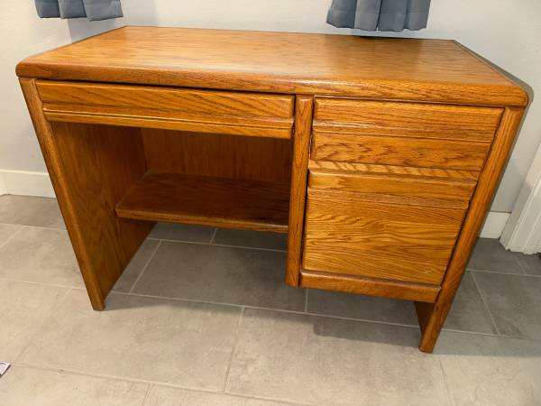 Solid Wood Desk 1