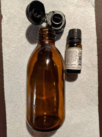 Pickup Pending 18 - 6 oz amber bottles - 7 - 1.3 oz essential oil . 1