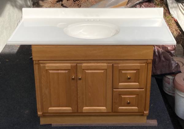 Bathroom Vanity with countertop / sink 1