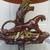HAEGER MCM PANTHER TABLE LAMP WITH SHADE 4 thumbnail