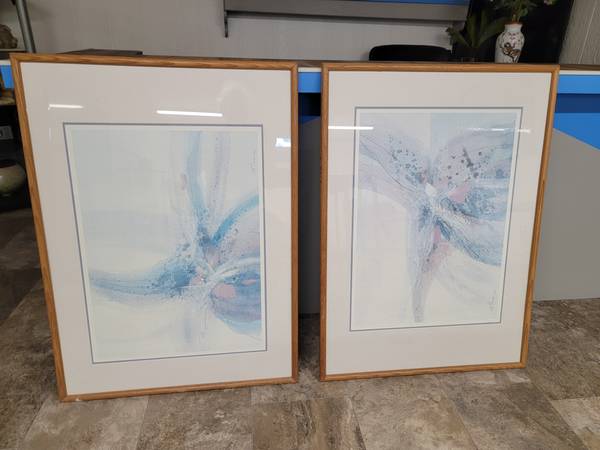 Two large paintings 1