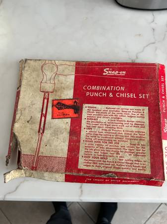 Snap On Tools Punch & Chisel Set Vtg. 11 Pc 1