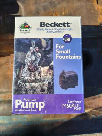 Beckett Fountain Pump Never Used 1