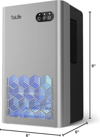 ToLife Dehumidifiers for Home 95 OZ Water Tank, 1000 sq.ft 1