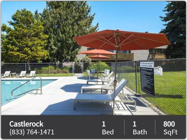 $1,450 / 1 habitación - 800 pies² - 1 habitación / 1 baño, ¡ideal para mascotas! Comunidad apta para mascotas en Wenatchee (Wenatchee)63828128843267121