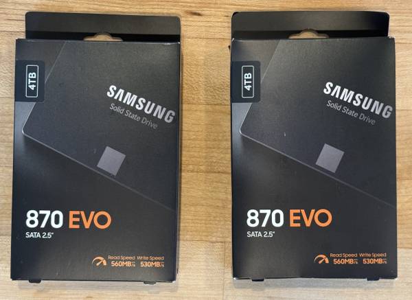 4TB Samsung 870 EVO New-In-Box 2.5" SATA SSD