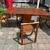 Mid century drop leaf dining table w/ hideaway chairs A86 22 thumbnail