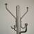 1950's Midcentury Modern Aluminum Coat Rack Hat Rack 10 thumbnail