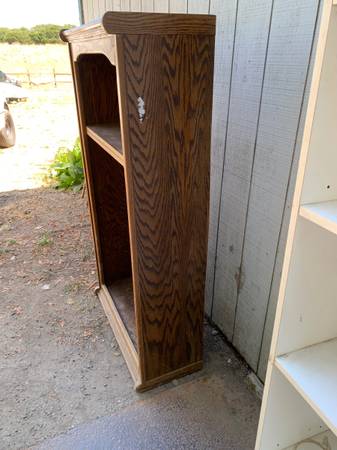 Oak bookshelf bookcase 1