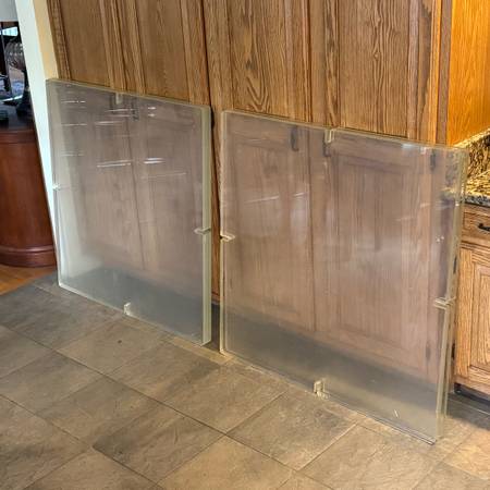 8 Clear Plexiglass Sheets 36 x 36 1/2 thickness 1