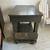Antique Cart on Wheels Green- Cool Patina 40”Lx23”D x33” H Table 3 thumbnail