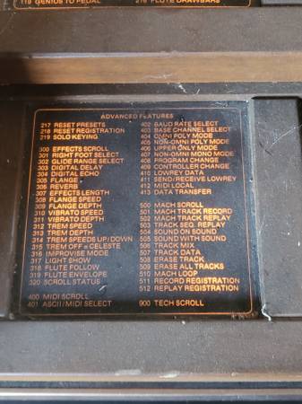 Circuit bending? Lowery custom church organ GXF325 $100 works 1