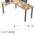 61 inch computer L shaped desk 3 thumbnail