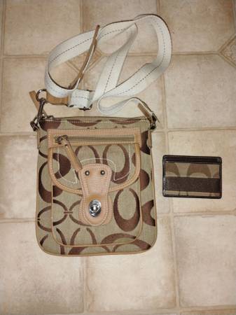 Coach Monogram Legacy Swingback Crossbody Bag 1