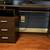 Chocolate Computer Desk with Three Storage Drawers & Pull out Keyboard 2 thumbnail