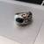 Japan designer 925 Sterling silver natural black star diopside ring 2 thumbnail