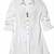 Parsley & Sage COTTON - SMALL White 3/4 Sleeves Button Up Tunic Top 3 thumbnail