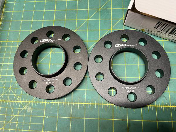 BRAND NEW ECS tuning wheel spacers 15mm 5x112mm bmw g80 g87 g82 1