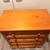 Solid pine nightstand / end table / small chest of drawers 6 thumbnail
