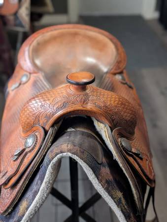Reining / Cutting Saddle - Saddlesmith of Texas 17" 1