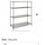 2,3&4shf 36,42,48w 40,74H Green Epoxy 800lb/shf cap Shelving Wire Rack 1 thumbnail