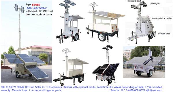 SOLAR POWER STATION MOBILE .5kw to 10kw 1