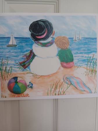 Print- Boy snowman 1