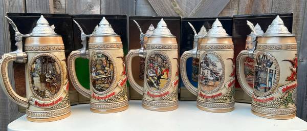 Budweiser Limited Edition Stein Lot 1
