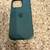 Apple iPhone 16 Pro Silicone Case - Lake Green 1 thumbnail