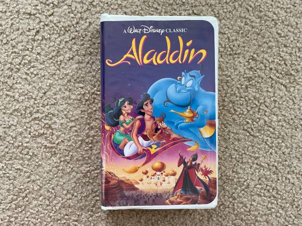 Walt Disney's Aladdin Classic Black Diamond Edition VHS Tape 1