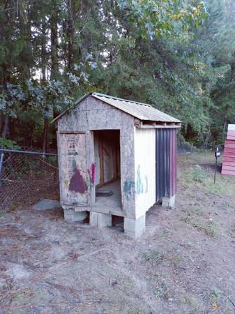 Unfinished playhouse/chicken coop 1