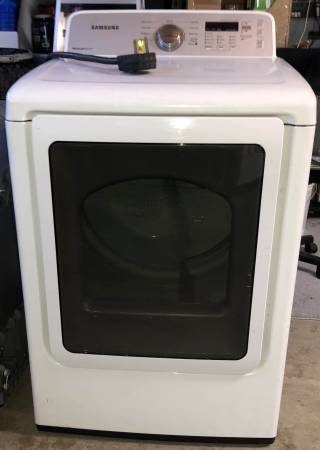Samsung Electric Front Load Dryer DV422EWHDWR 7.2 cu.ft White 1