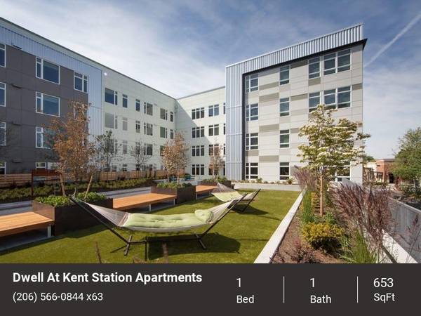 $1,864 / 1br - 653ft2 - Studio, 1BR & 2BR Apartment Homes, High Ceilings & Huge Windows (443 Ramsay Way Kent, WA 98032)64031311269633120
