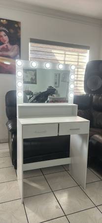 White vanity 1