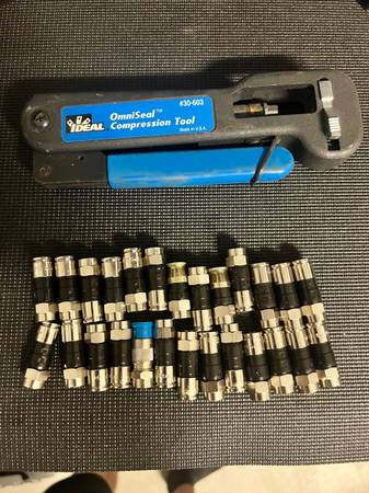 Cable tv compression tool 1