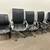 5x Peeling Black Leather Like Office Chairs 2 thumbnail