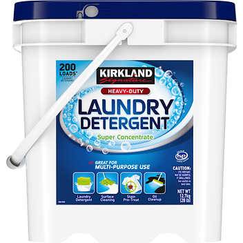 Kirkland Super Concentrate Laundry Detergent Powder 200 Loads 1/2 Full 1