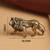 Vintage Solid Brass Lion Figurine – Miniature Lion King Animal Statue 3 thumbnail