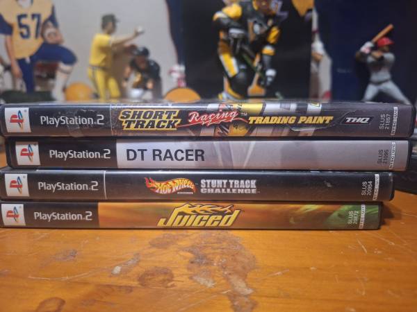 PS2 Racing Game Lot – Juiced, Hot Wheels, DT Racer, Short Track 1