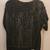 Vintage Jean for Joseph Le Bon 100%Silk Black And Gold Sequin Top 2 thumbnail